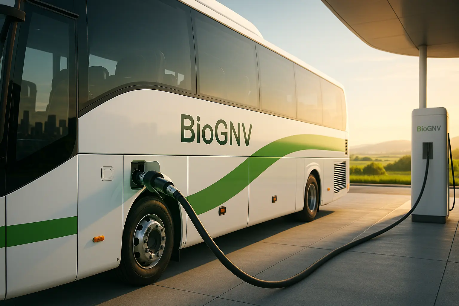 Carburant gaz écoresponsable BioGNV 100% renouvelable