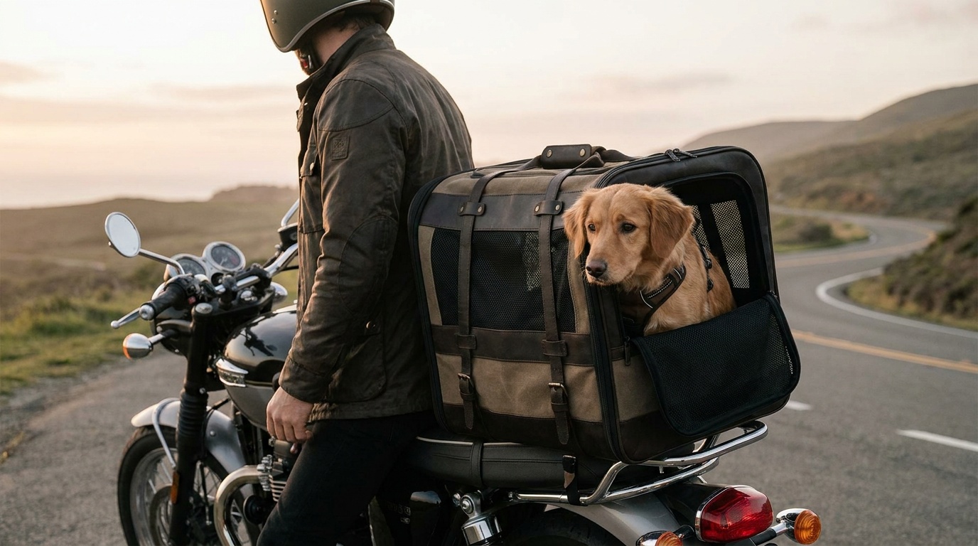 Sacoche moto chien : sécurité optimale & confort 2025