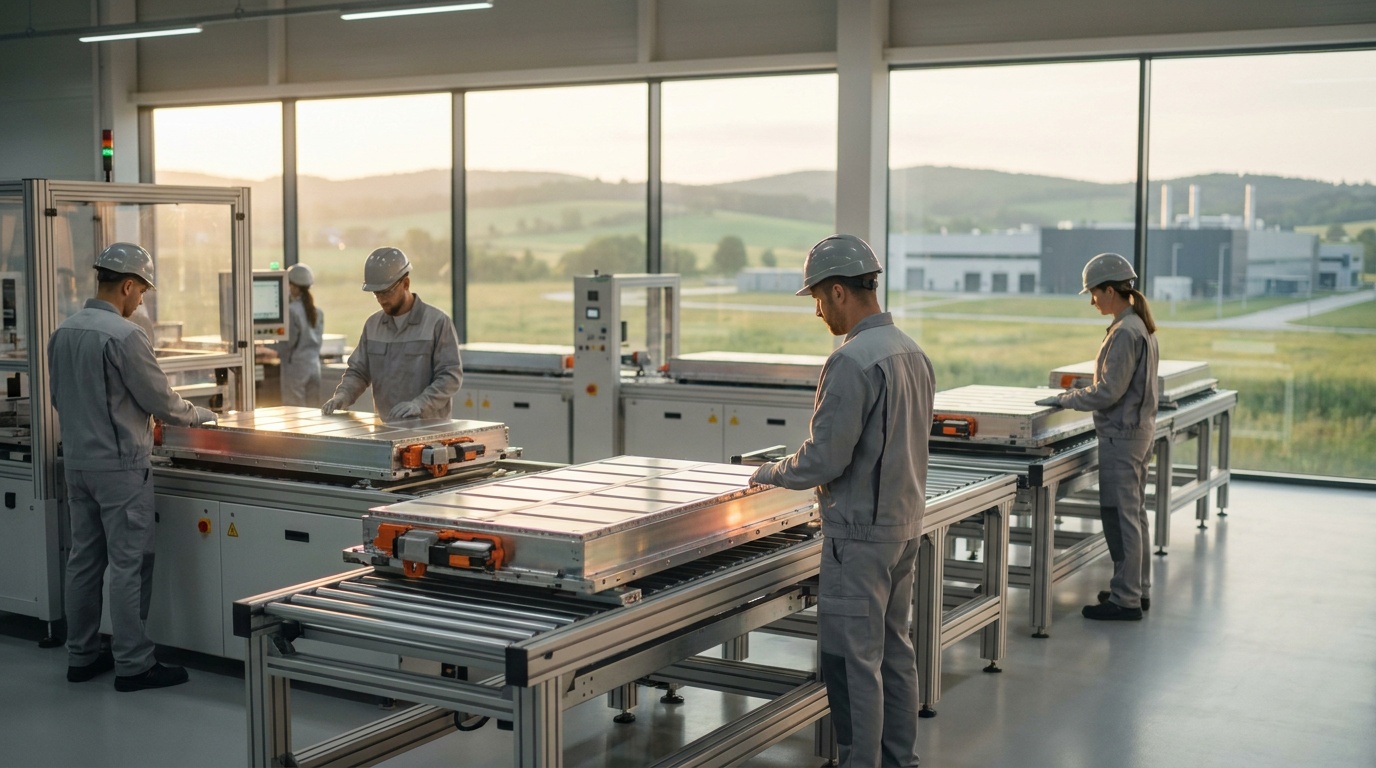 industrie automobile pologne batteries électriques 2025